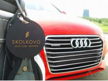 В гольф-клубе Сколкова прошла презентация Audi А4 нового поколения
